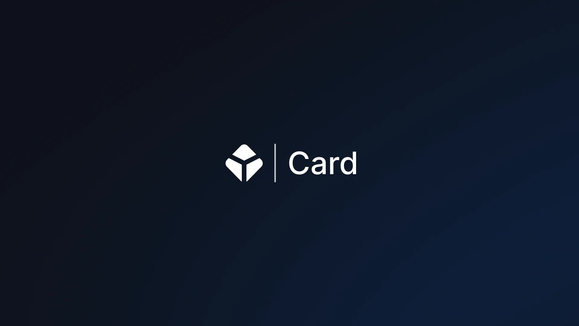 The Blockchain.com Card wordmark on a dark navy field.