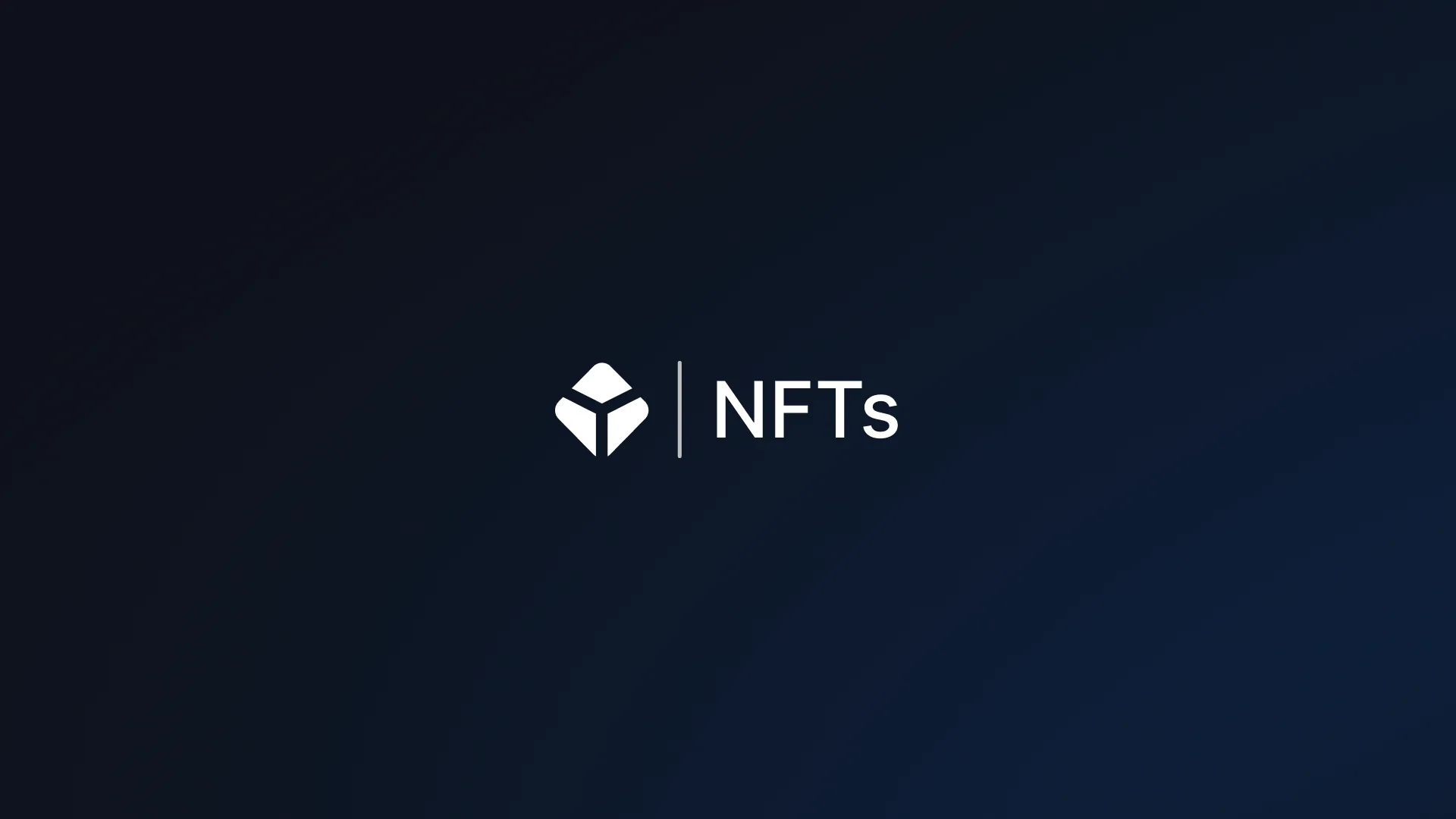 The Blockchain.com NFTs wordmark on a dark navy field.